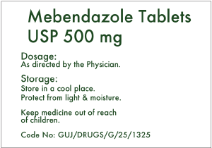Harmova Mebendazole 500mg 4