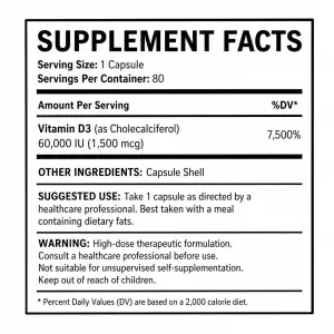 Vitamin D3 2,000 IU 2